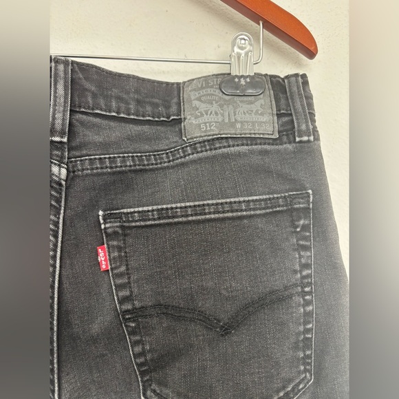 LEVIS BLACK MENS SKINNY JEANS SZ 32 X 32 - Picture 8 of 10